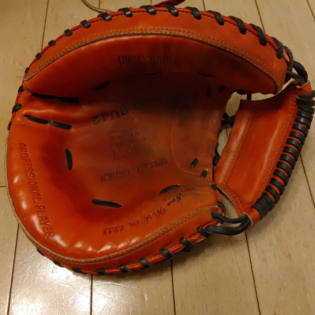 実使用近鉄バファロ−ズ原田選手のキャッチャ−ミット