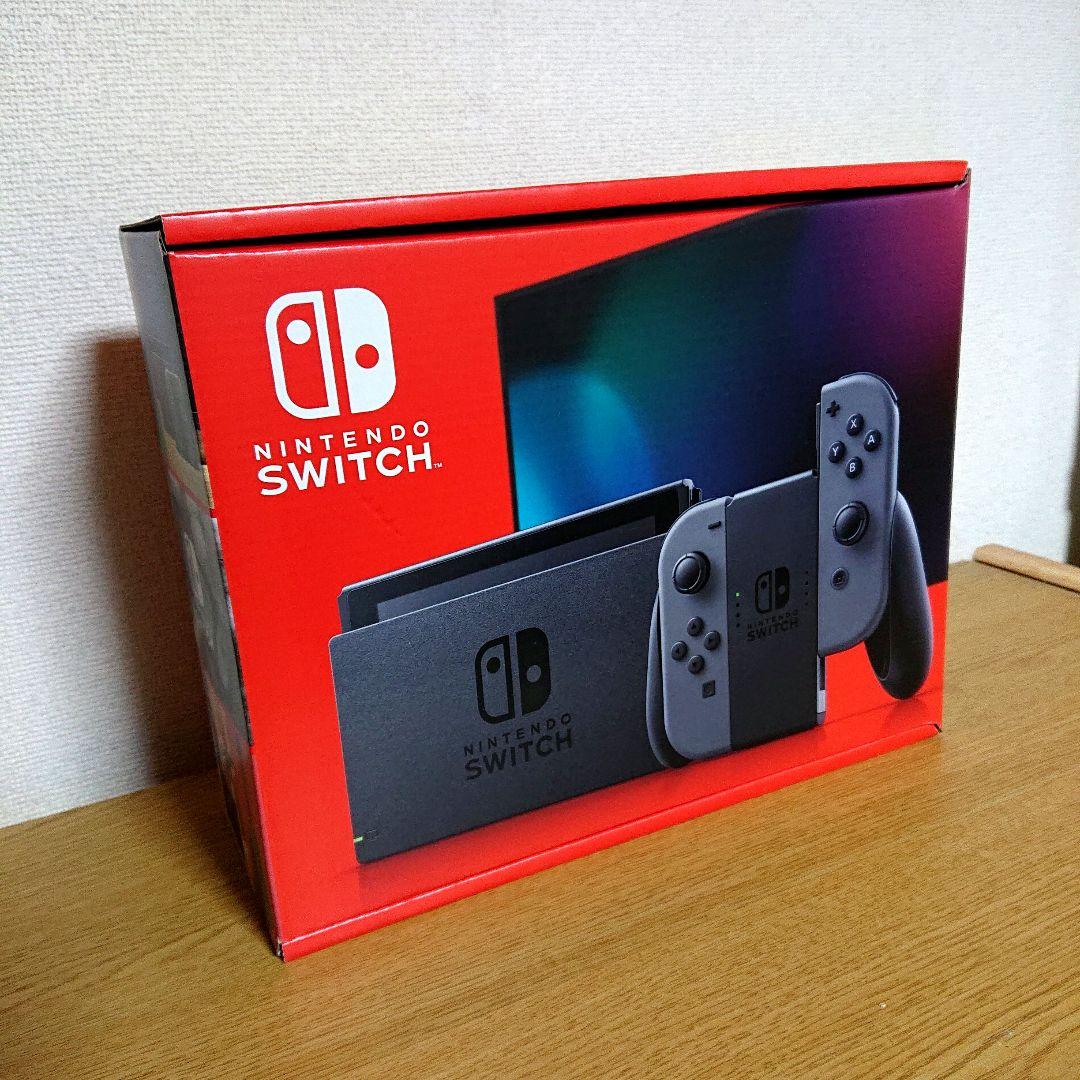 【新品・未開封】Nintendo Switch 本体 グレー 2019モデル