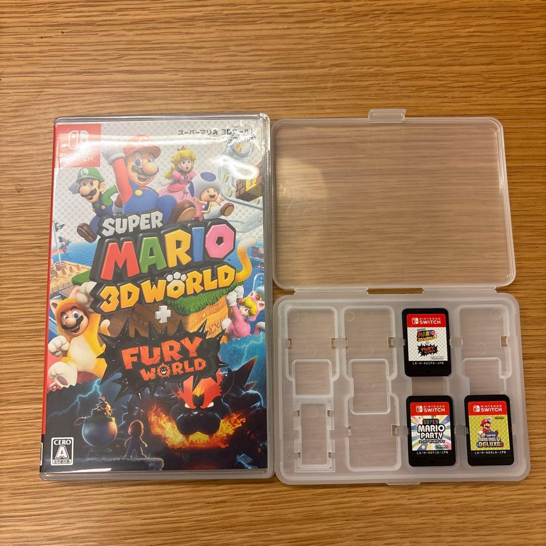 ［BABY］スーパーマリオ　Switch カセット3点セット