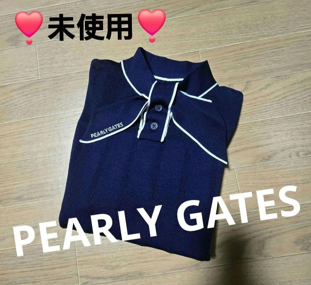 近年モデル❣️未使用❣️PEARLY GATESパーリーゲイツ薄手長袖ニット❣️