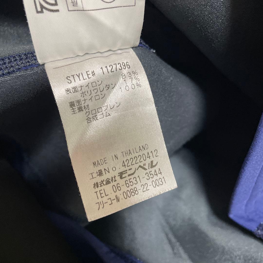 mont-bell ライト クリマプレンフルジップシャツ XLネイビータイツL