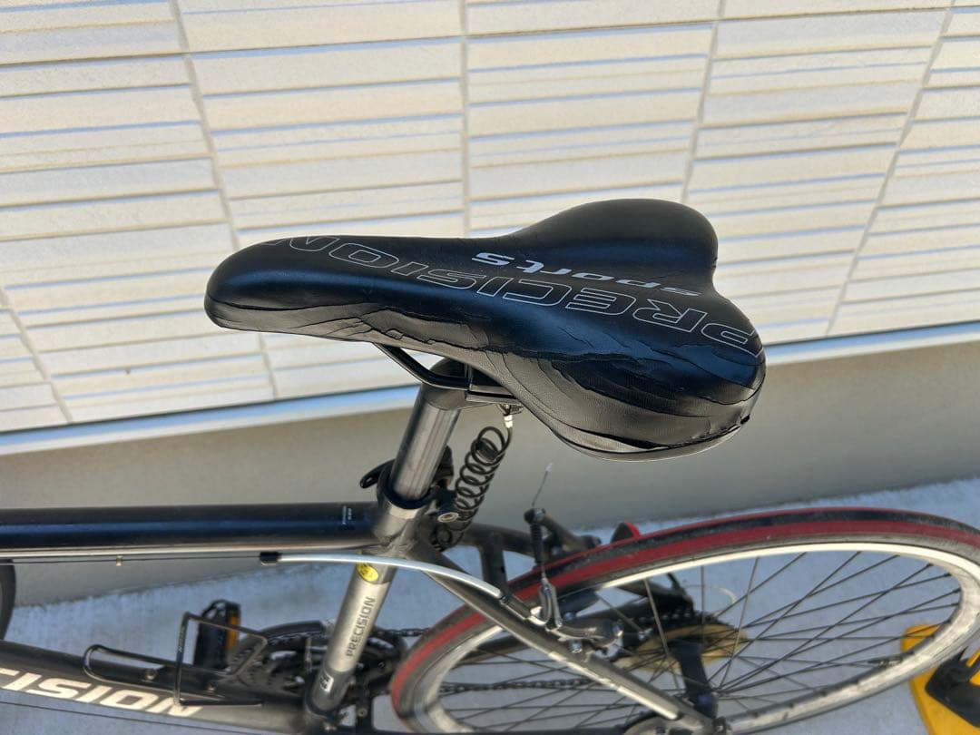 【手渡し限定】Precision クロスバイク Sports ブラック ポンプ付