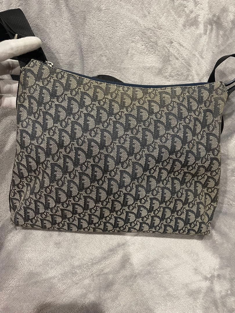 Dior トロッター柄 ロゴショルダーバッグ