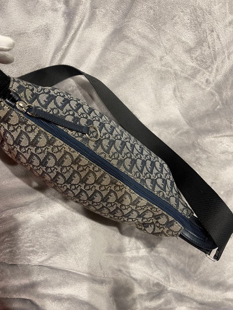 Dior トロッター柄 ロゴショルダーバッグ