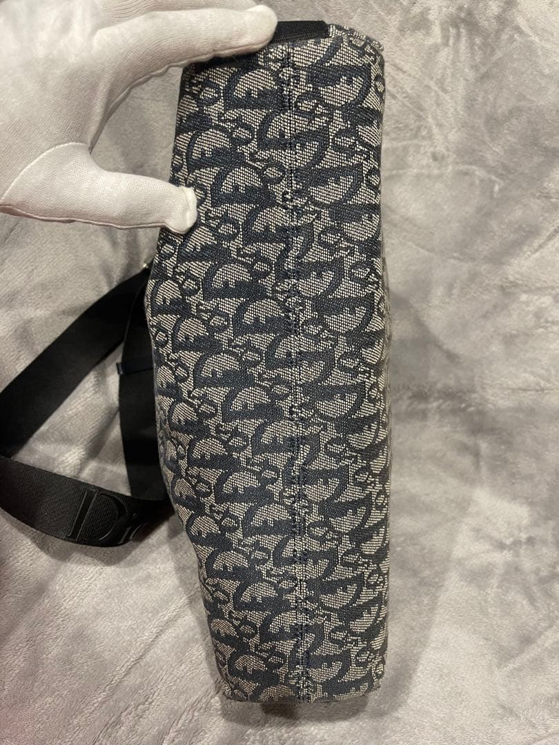 Dior トロッター柄 ロゴショルダーバッグ
