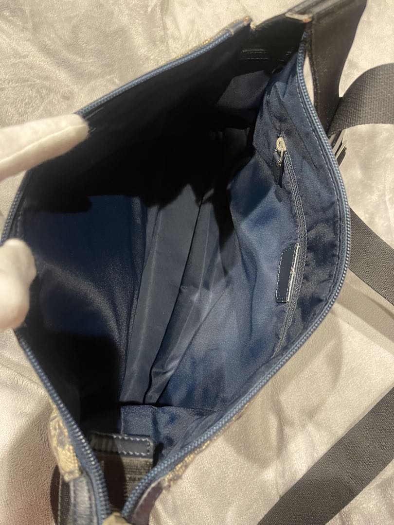 Dior トロッター柄 ロゴショルダーバッグ