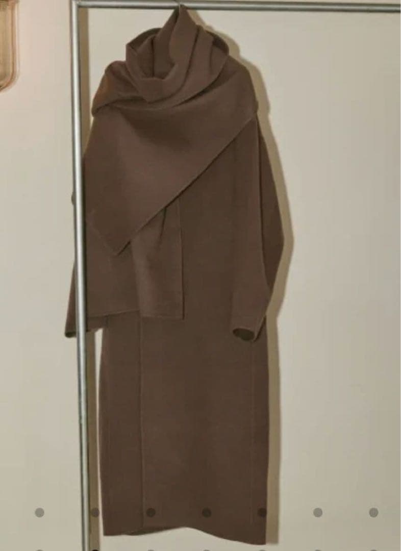 ジャケット・アウター Stole Wool Coat todayful