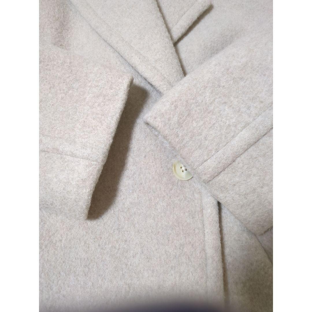 グリーンレーベルリラクシング マンテコ ピュア ショートコート M グレージュ