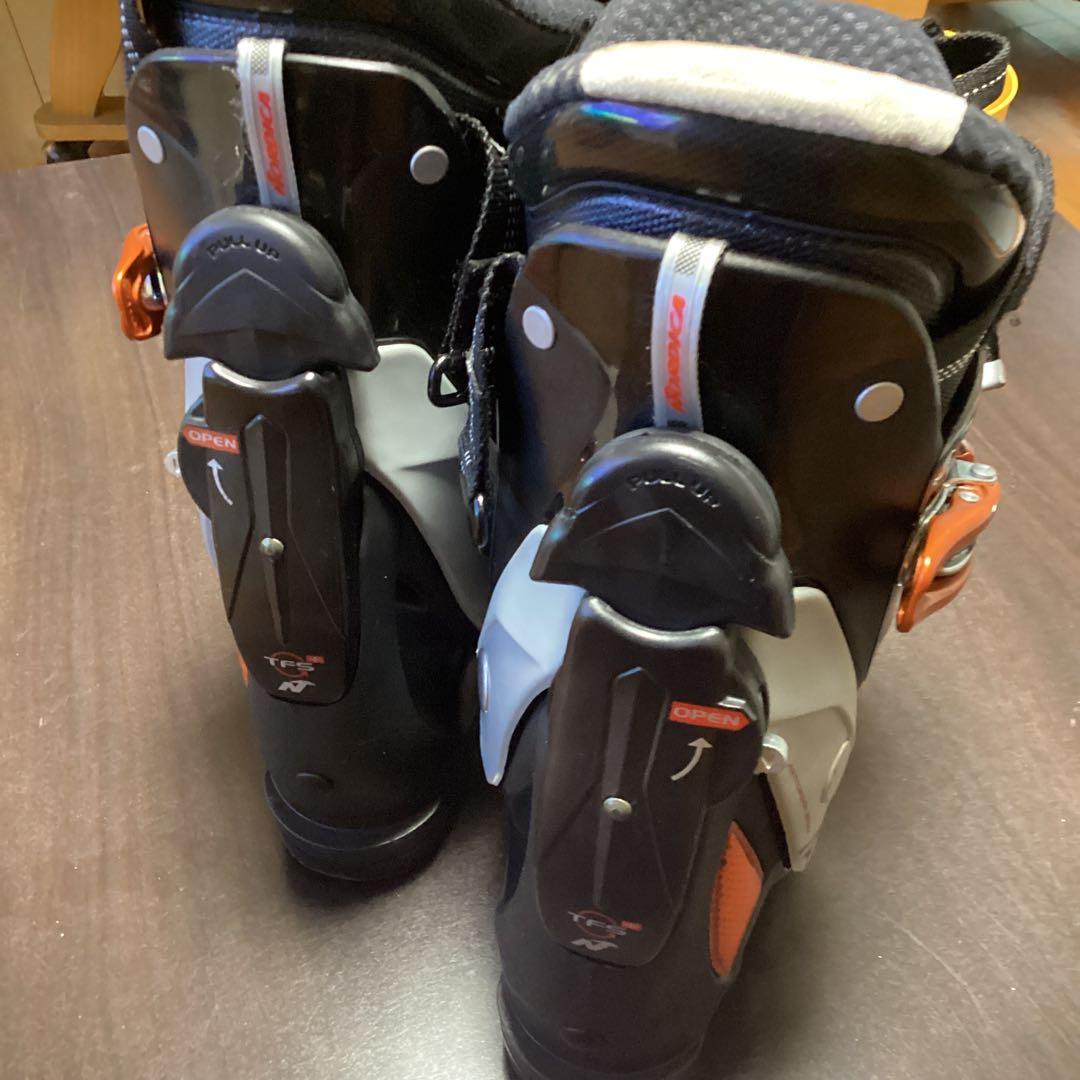 Atomicスキー板 ４点セット　オレンジ/イエロー