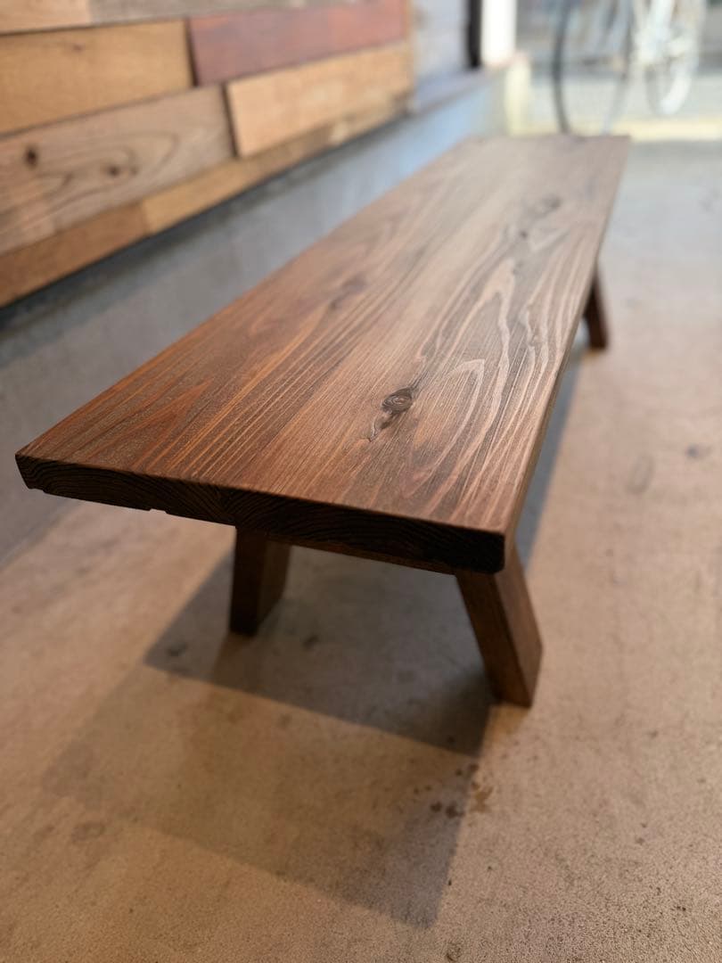 屋久島地杉のベンチ