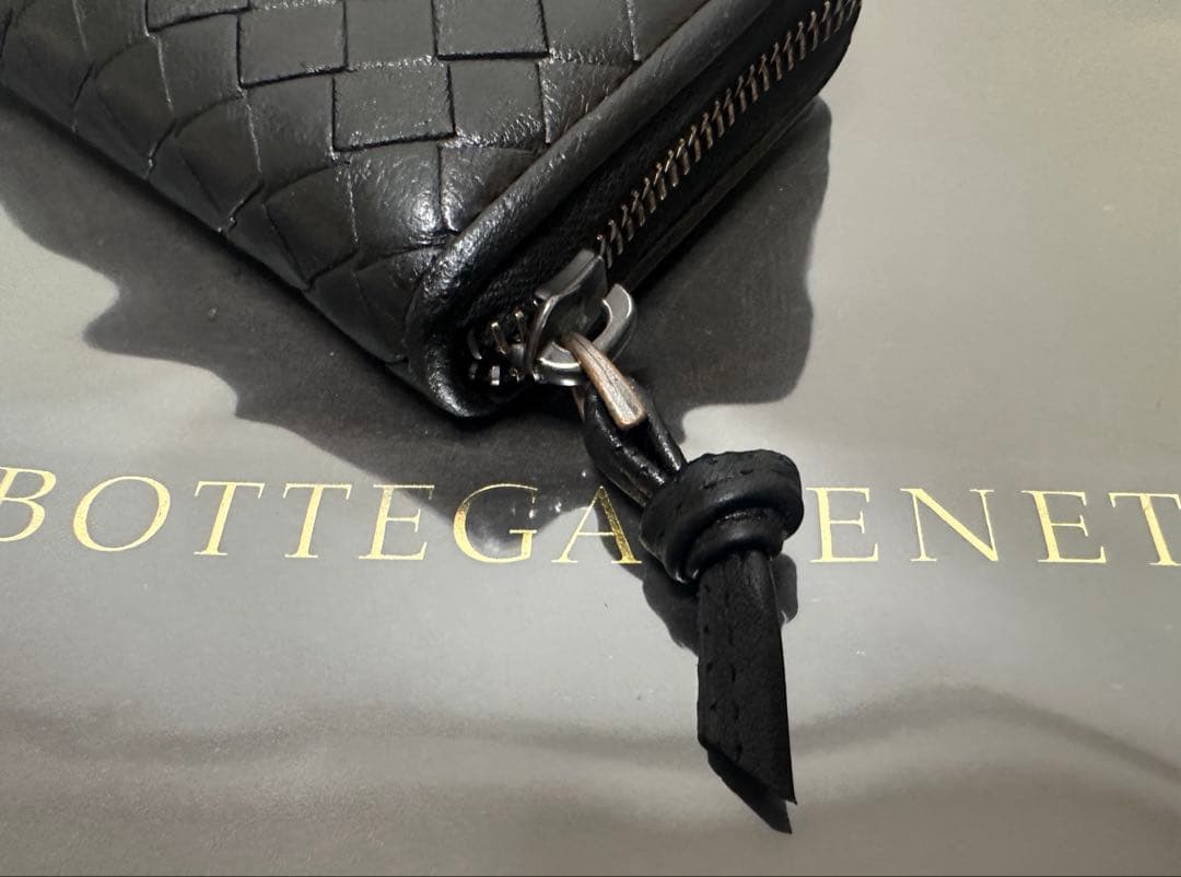 【付属品付】ボッテガヴェネタ イントレチャートケース/ラム/黒1️⃣✨✨