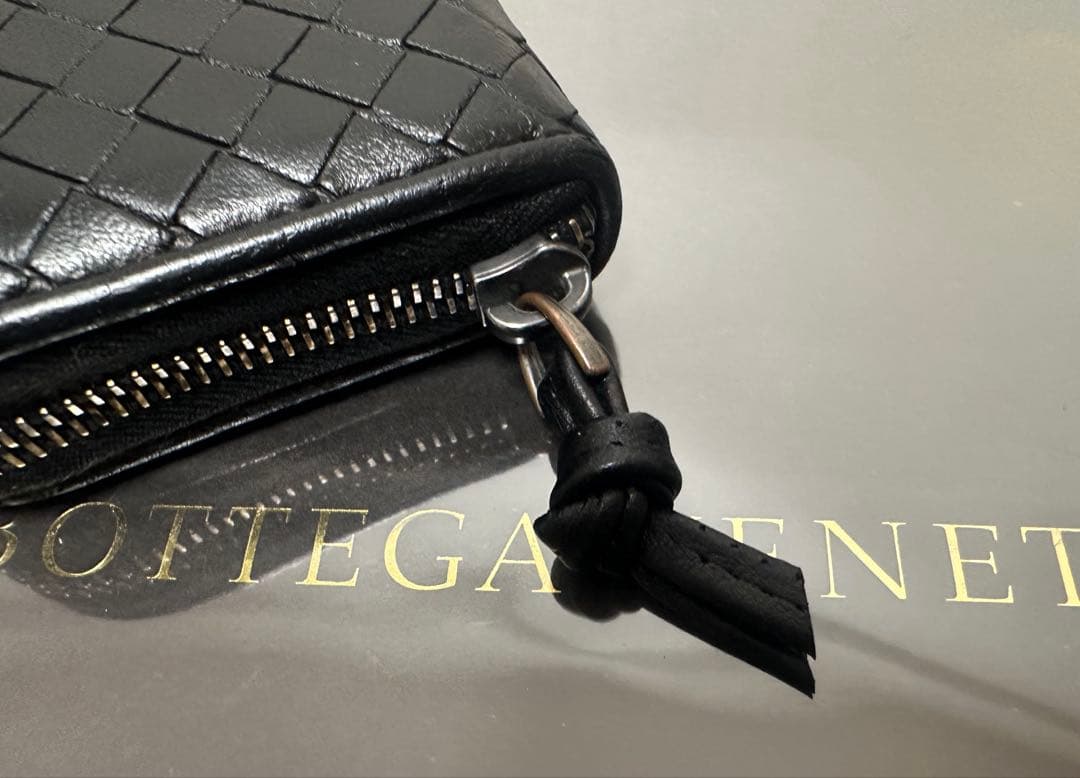 【付属品付】ボッテガヴェネタ イントレチャートケース/ラム/黒1️⃣✨✨