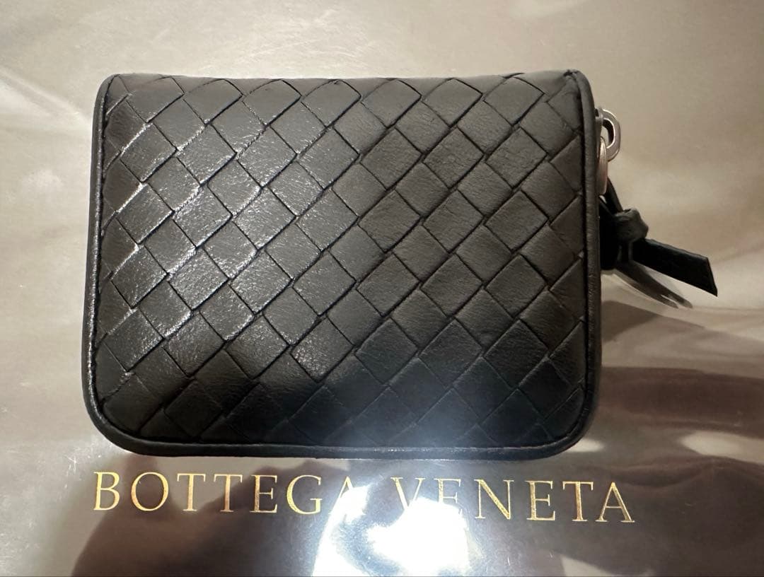 【付属品付】ボッテガヴェネタ イントレチャートケース/ラム/黒1️⃣✨✨