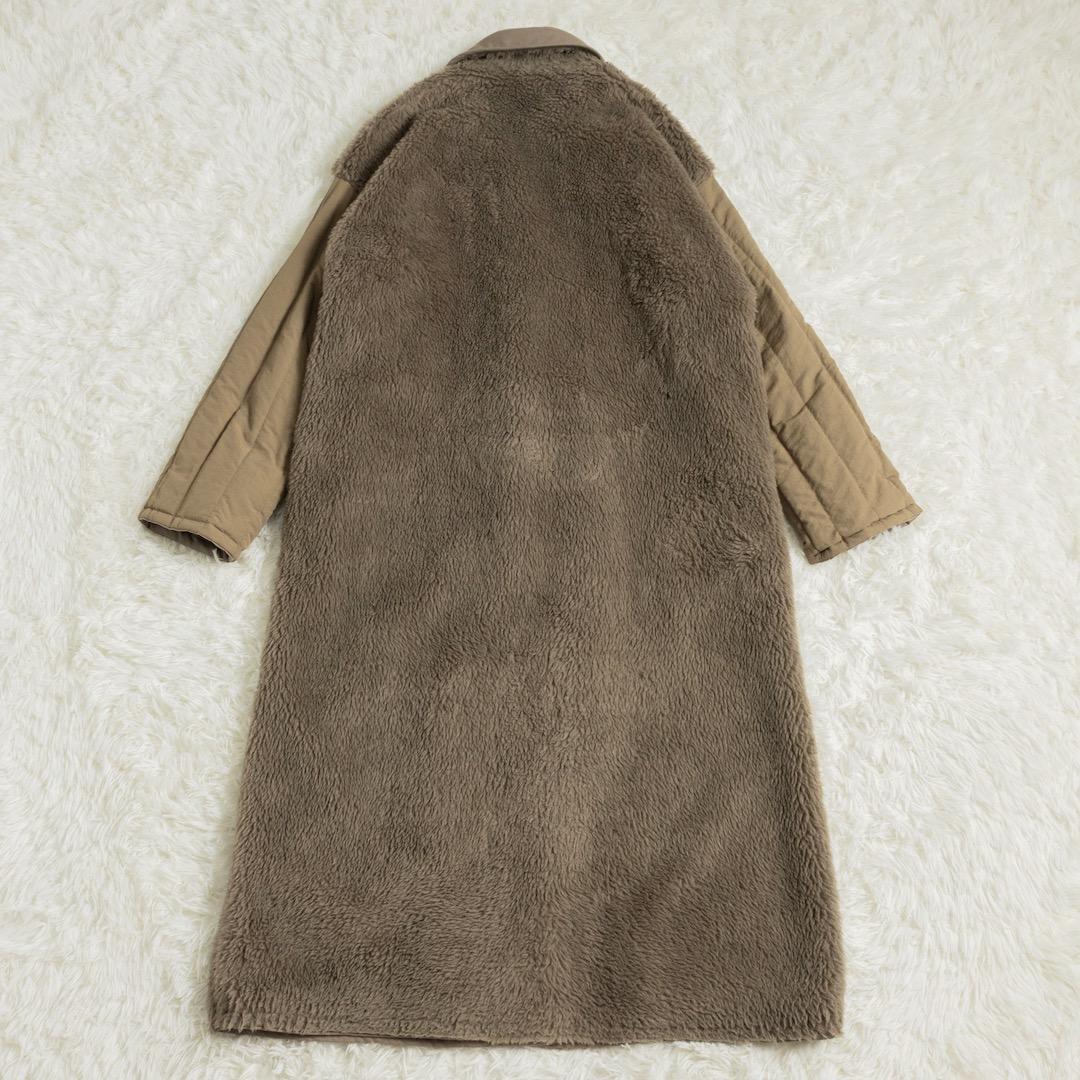 CLANE クラネ リバーシブルミリタリーロングコート 安達祐実着用 ベージュ