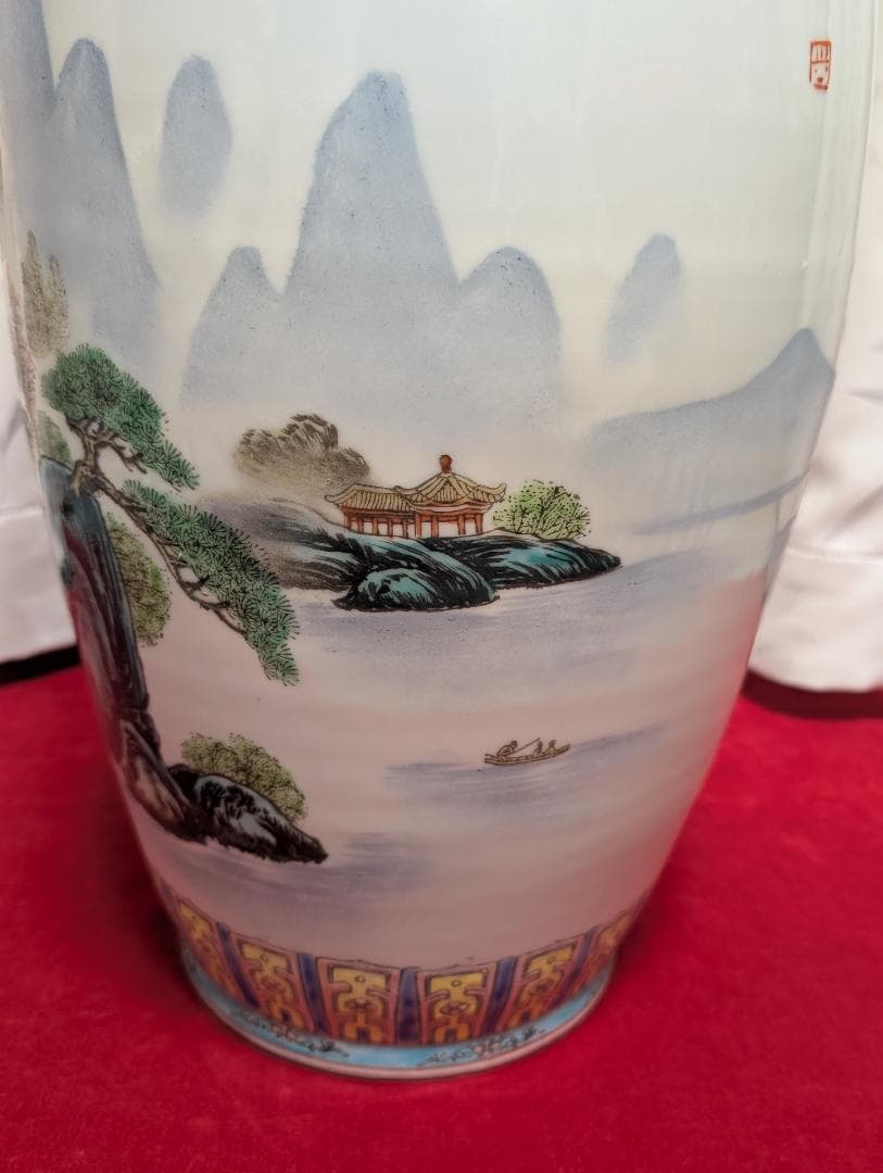 景徳鎮　大壺　花瓶　高さ60cm