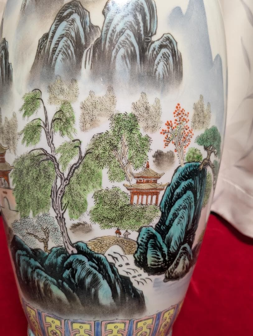 景徳鎮　大壺　花瓶　高さ60cm