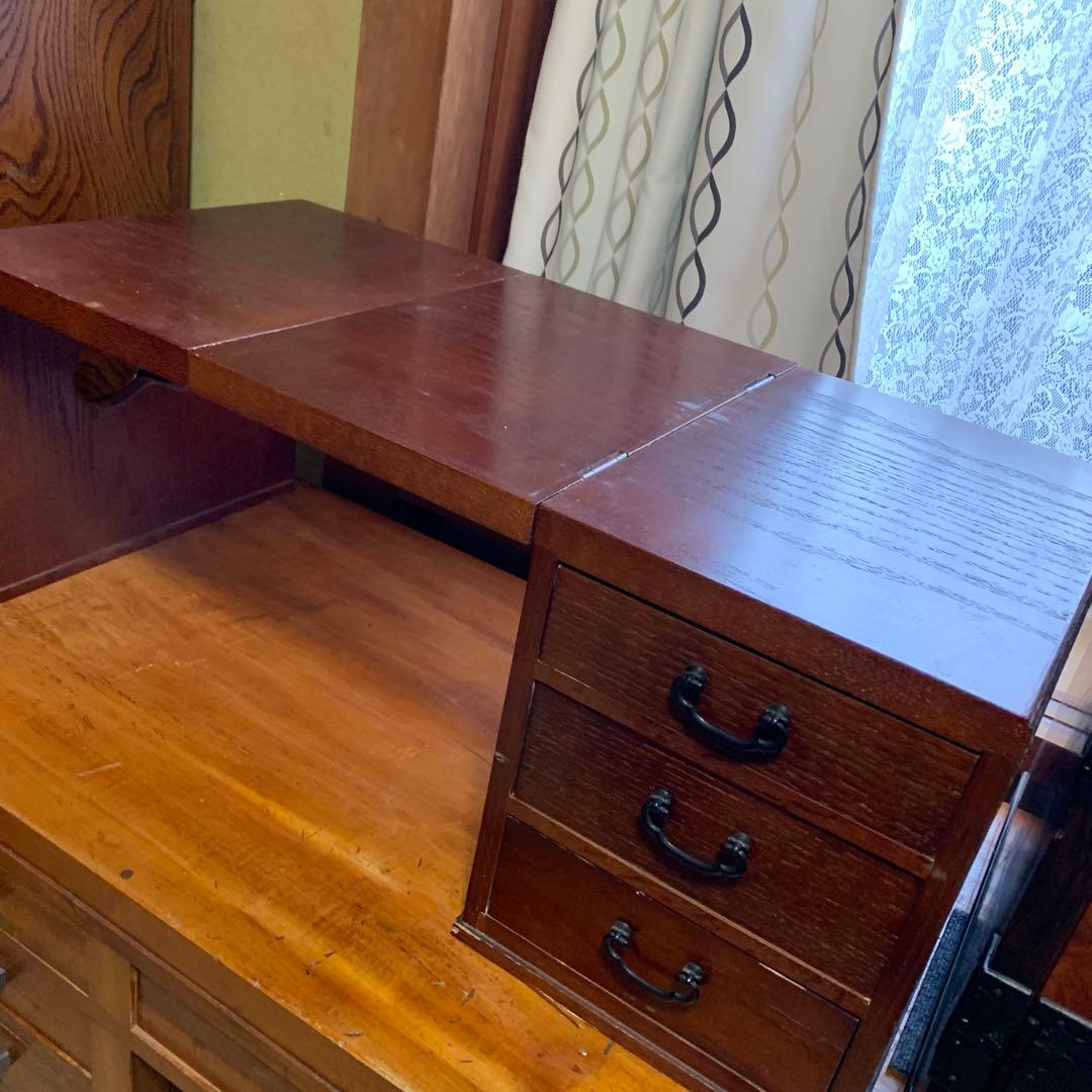 文机 片袖机 折りたたみ文机 レトロ家具 時代家具