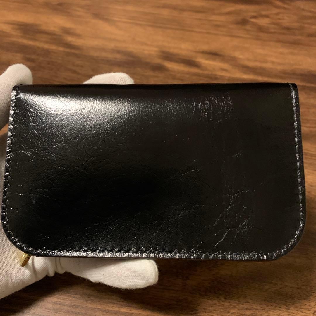 トラッカーウォレット　ミドル　CA008 コードバン引き紐付き