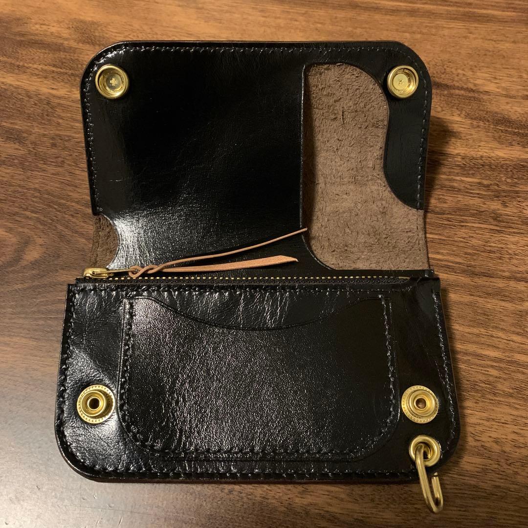 トラッカーウォレット　ミドル　CA008 コードバン引き紐付き