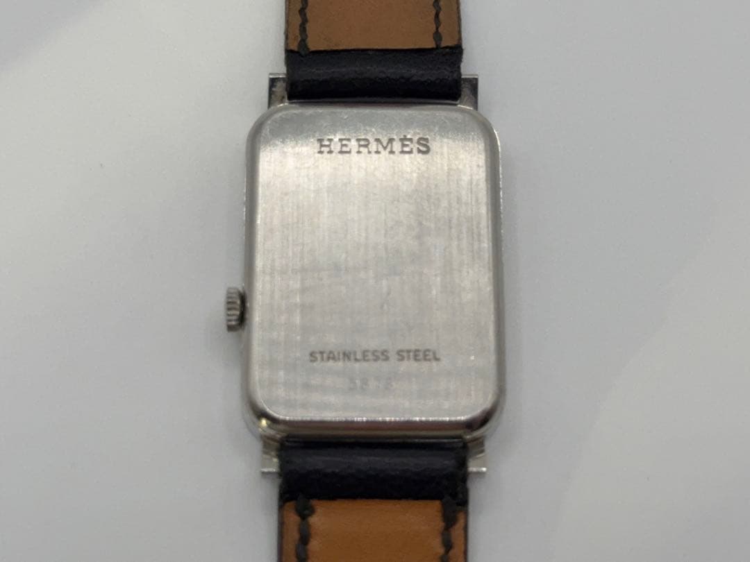 HERMES カレーシュ ヴィンテージ 手巻き時計 ブラック