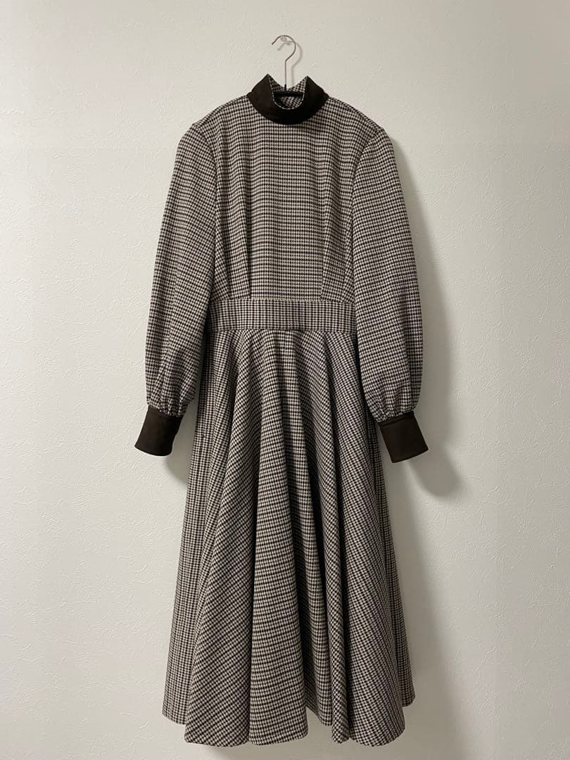 foufou チェックワンピース　千鳥 ワンピース