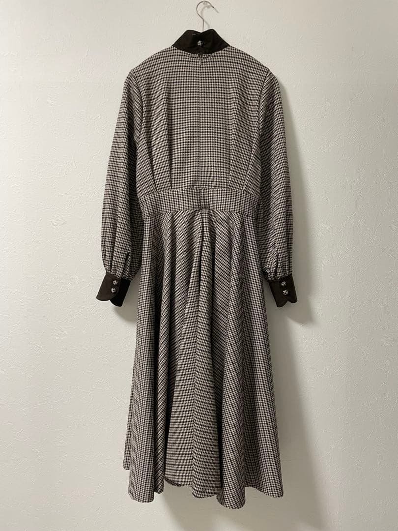 foufou チェックワンピース　千鳥 ワンピース