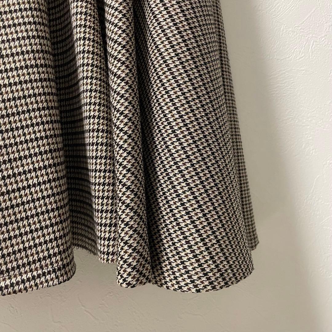 foufou チェックワンピース　千鳥 ワンピース