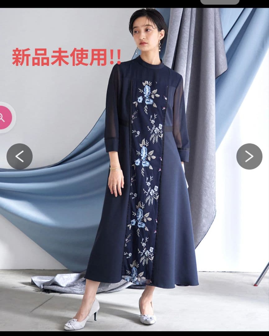 新品未使用!! カラルス パーティードレス ワンピースドレス ロング丈