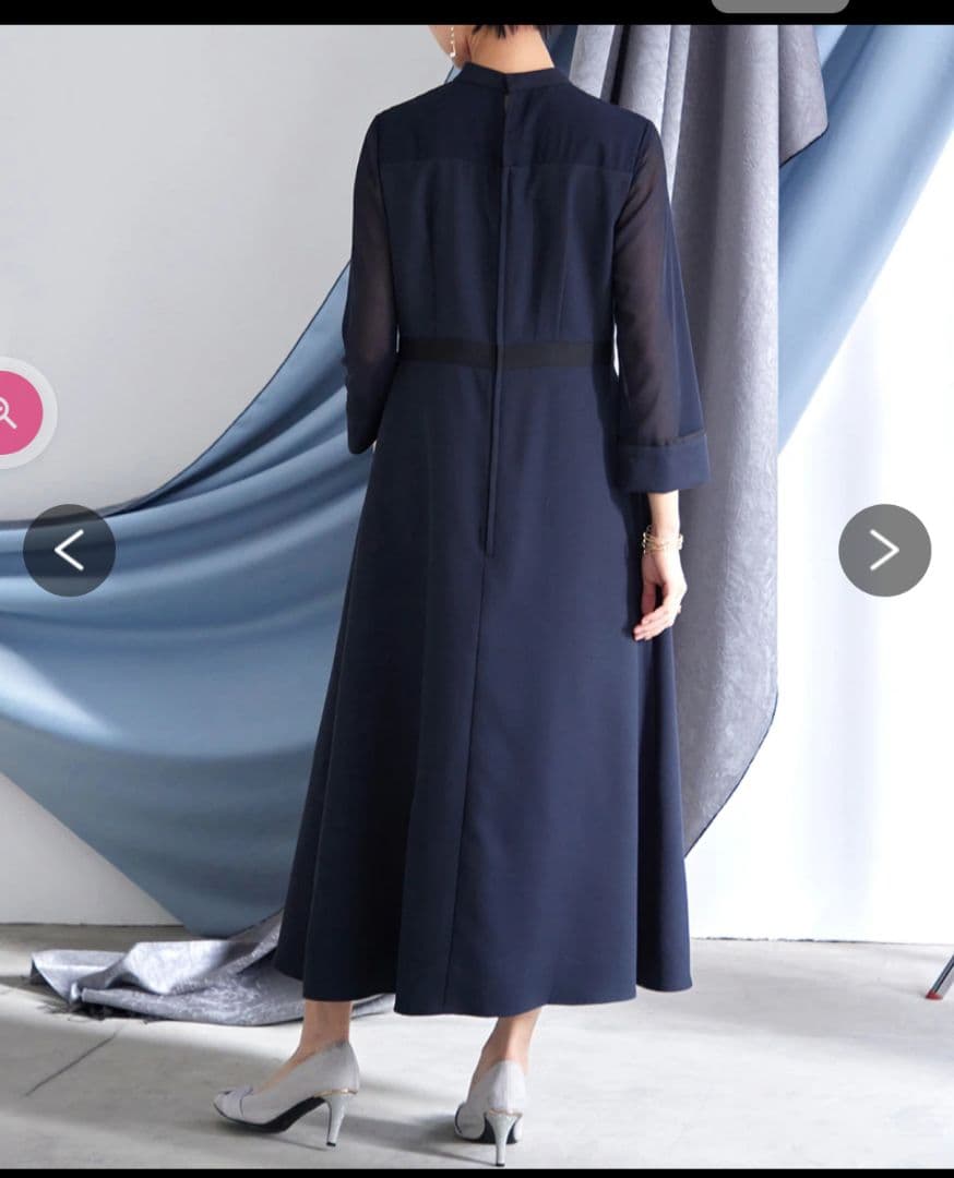 新品未使用!! カラルス パーティードレス ワンピースドレス ロング丈