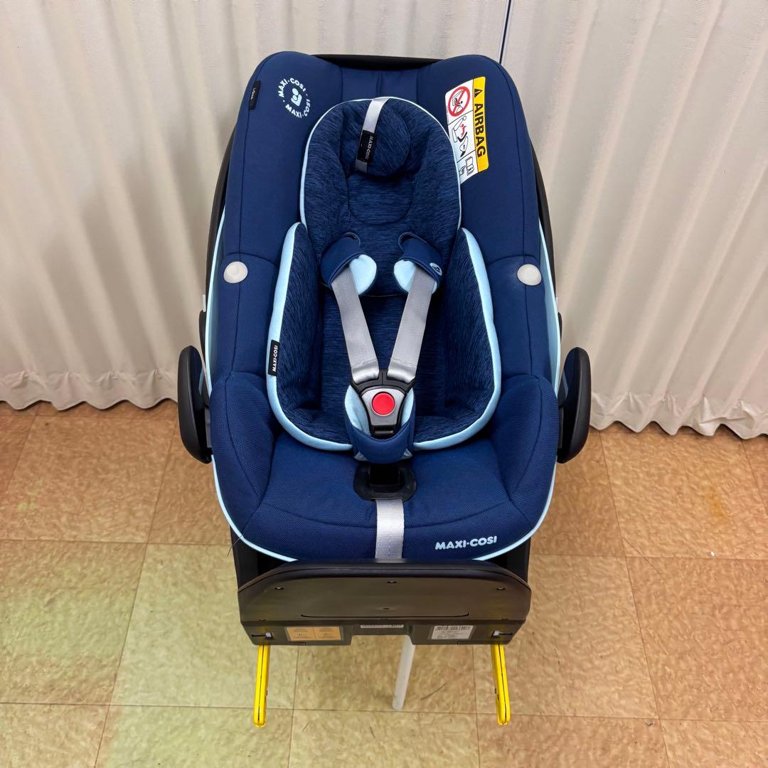 ☆極美品☆　新生児　マキシコシ　ペブル　プロ　アイサイズ　ファミリーフィックス2