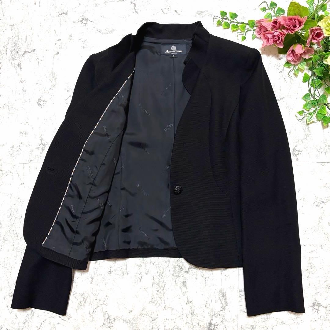 美品 ♡ 東京ソワール　アクアスキュータム　9号　ブラックフォーマル　ジャケット