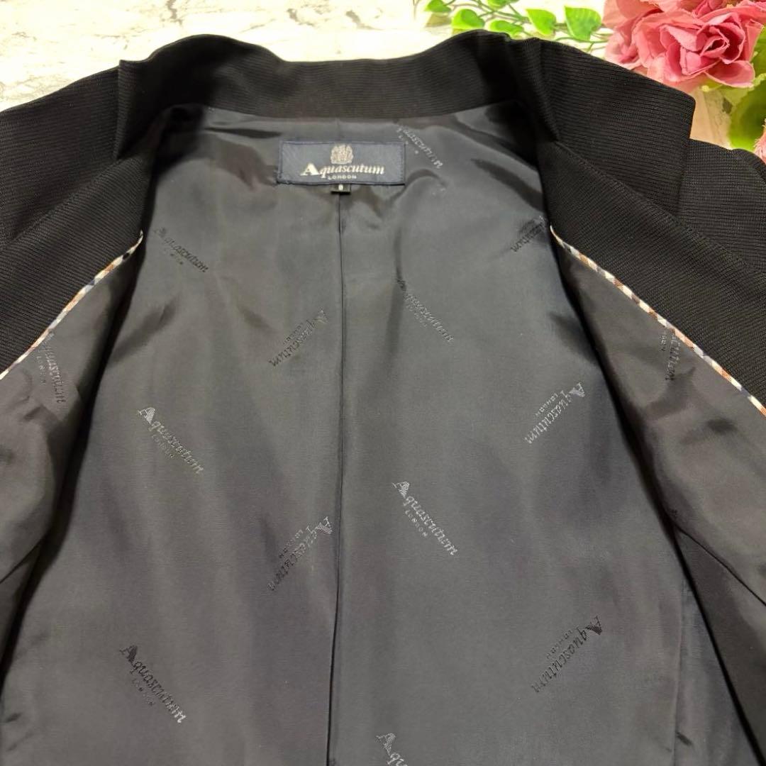 美品 ♡ 東京ソワール　アクアスキュータム　9号　ブラックフォーマル　ジャケット