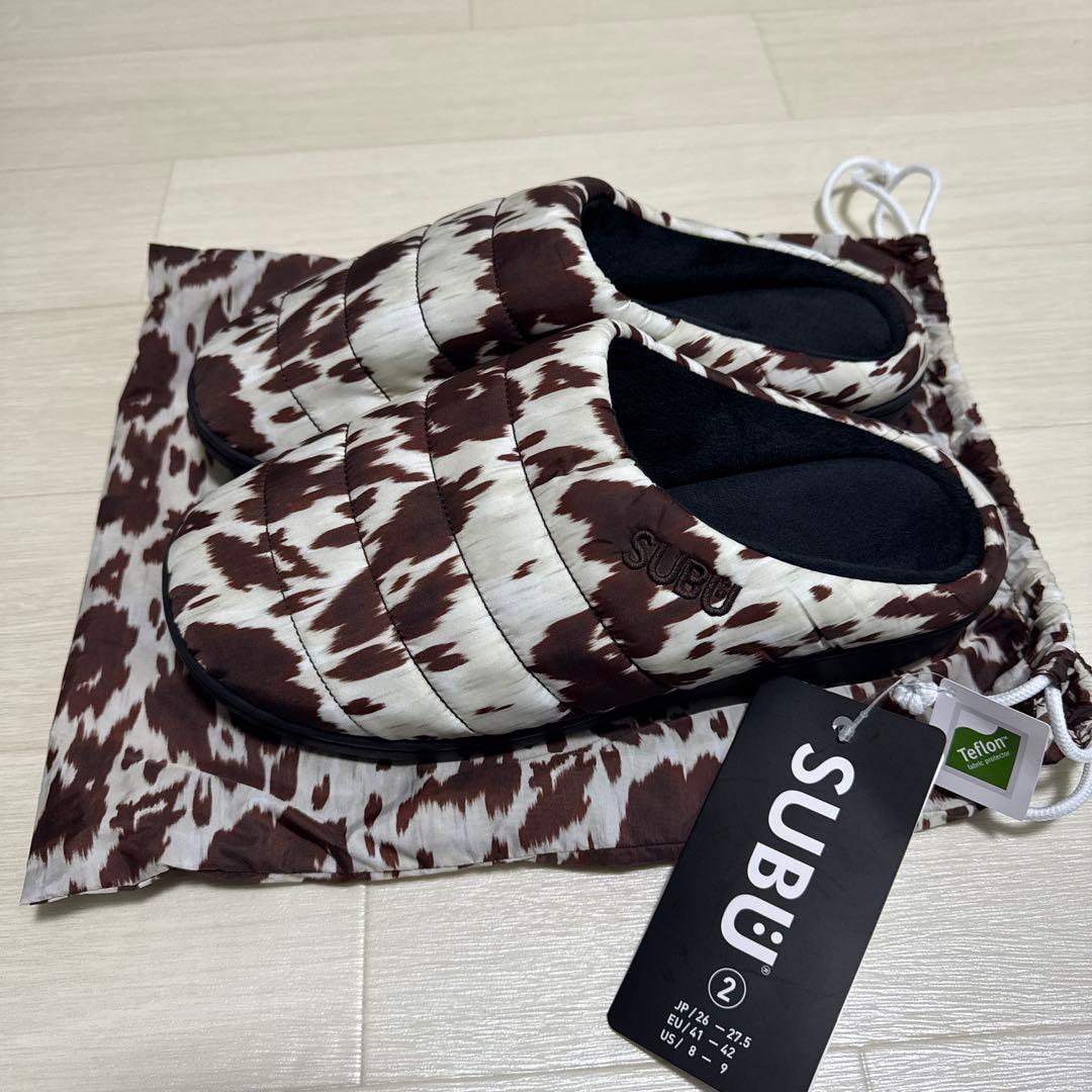 SUBU カウブラウン　　ホワイト×ブラウン