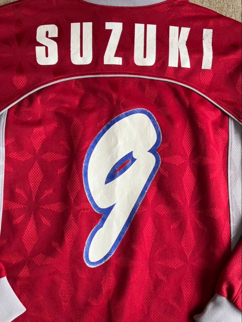 鹿島アントラーズ　99年鈴木隆之選手ユニホーム