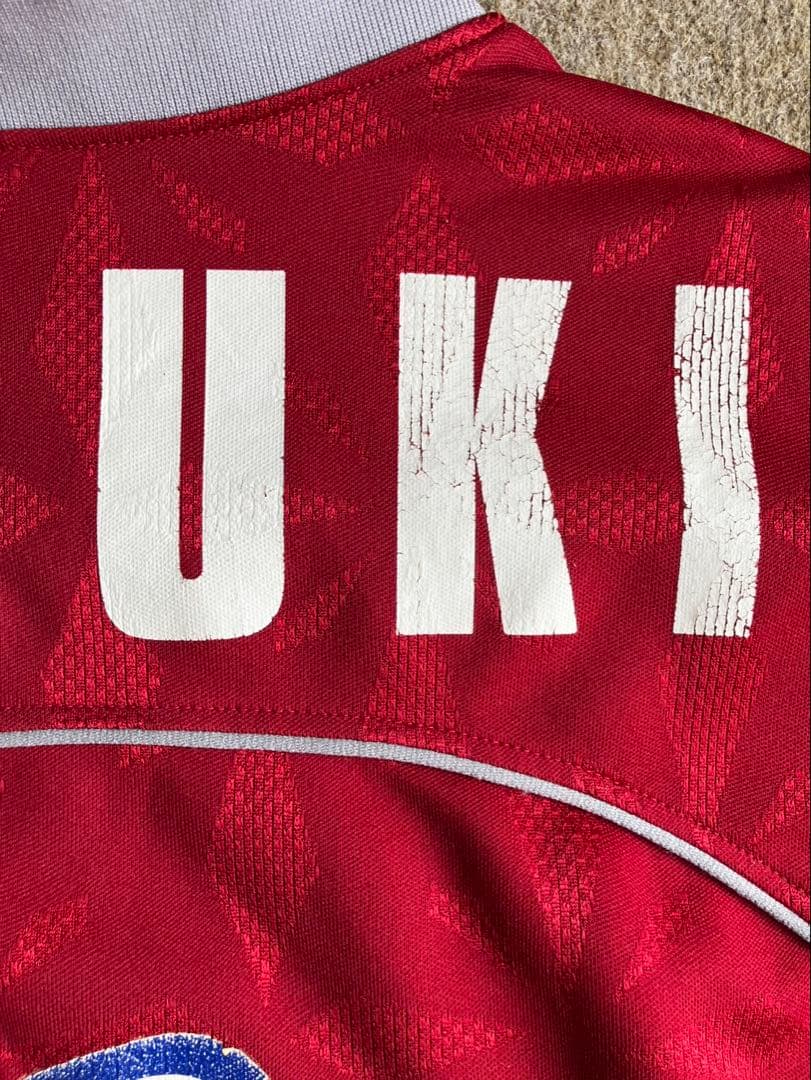 鹿島アントラーズ　99年鈴木隆之選手ユニホーム