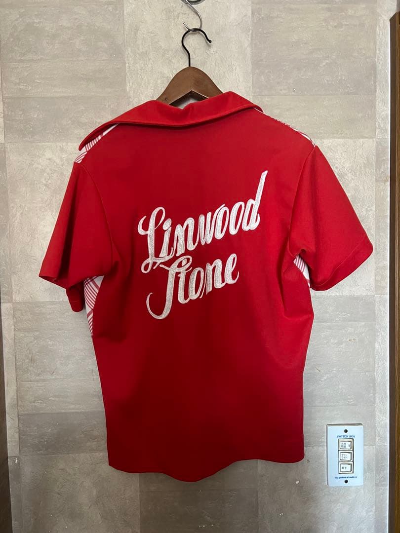 King Louie 70's ヴィンテージ　赤白チェック柄シャツ M