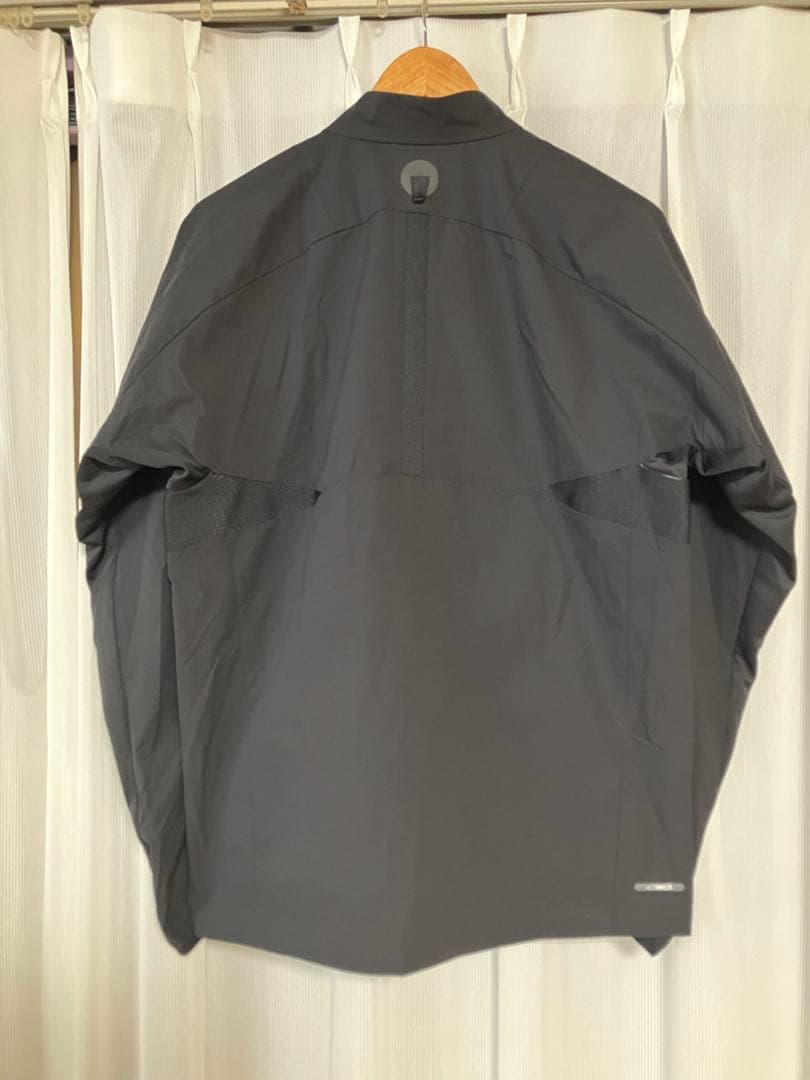 美品 アシックス ACTIBREEZEウーブンジャケット L 黒 SEIKOレア