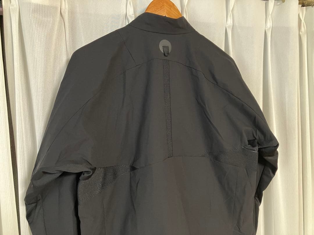 美品 アシックス ACTIBREEZEウーブンジャケット L 黒 SEIKOレア