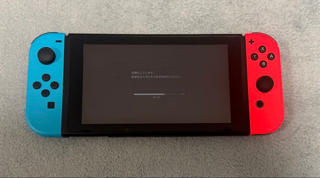 【美品】Nintendo Switch 本体 青/赤　おまけ付