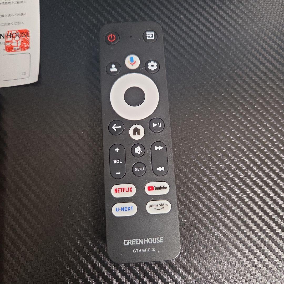 43型 4Kチューナーレス Google TV GH-GTVM43AG-BK