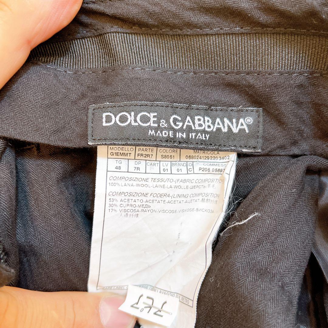 DOLCE&GABBANA ストライプスーツ グレー