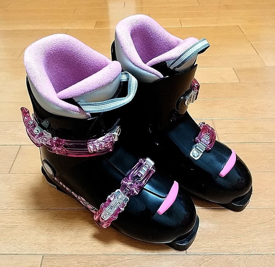 【あか様】スキー板／ブーツ／ストック 3点セット