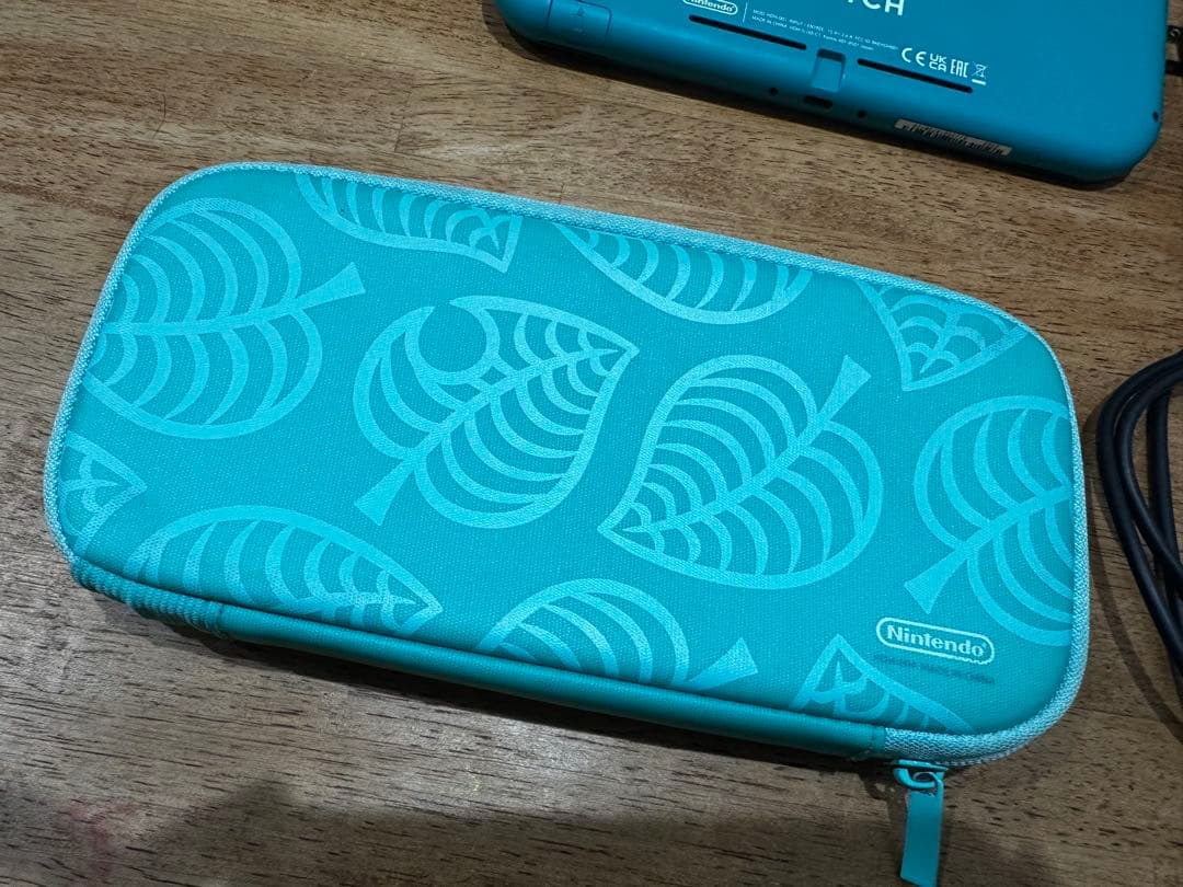 Nintendo Switch Lite ターコイズ 専用ケース　充電器つき