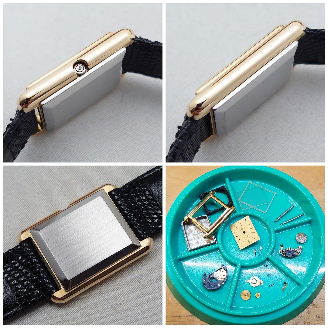 OH済 1979年製 オメガ デビル タンク・レクタングル レディース 極上品