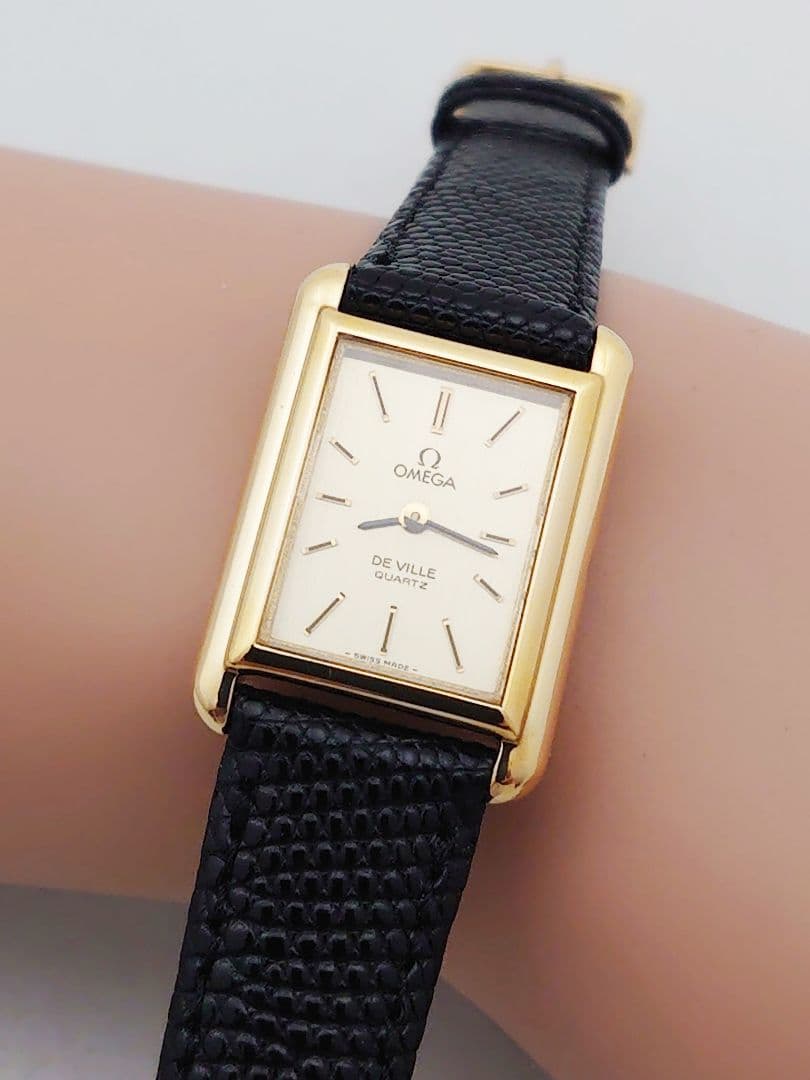 OH済 1979年製 オメガ デビル タンク・レクタングル レディース 極上品