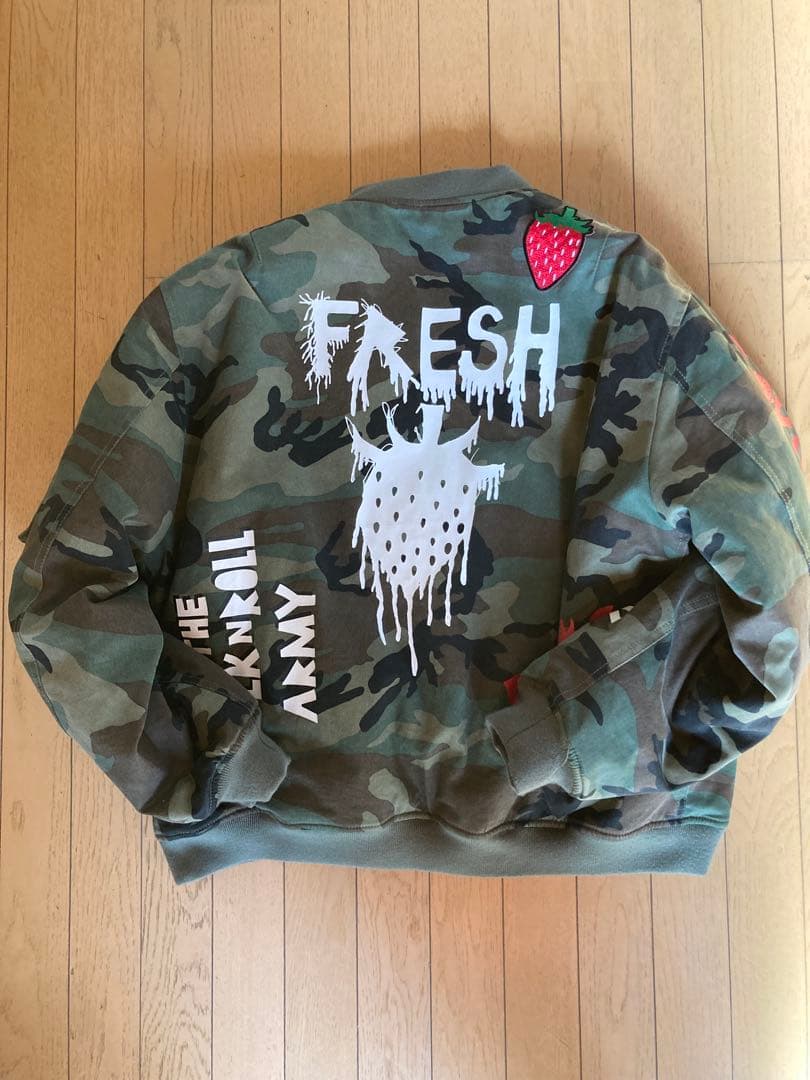 ジャケット・アウター KIDILL FRESH ANARCHY MA-1 JACKET