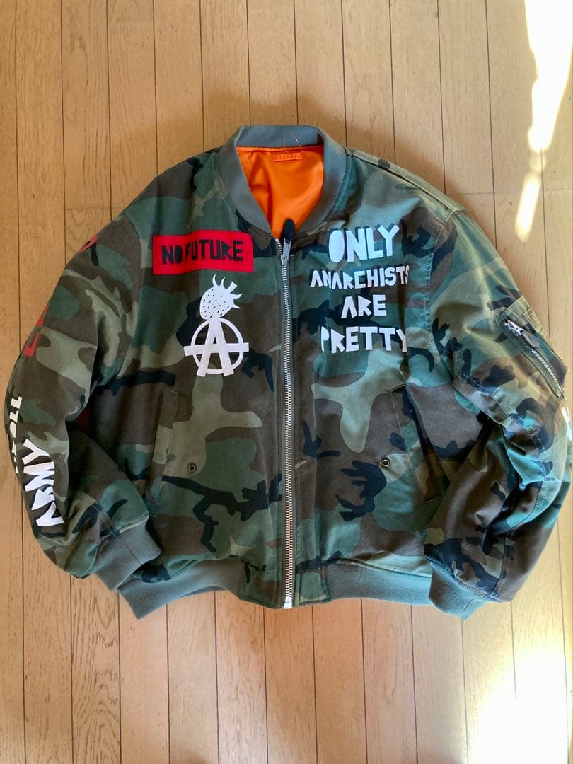 ジャケット・アウター KIDILL FRESH ANARCHY MA-1 JACKET