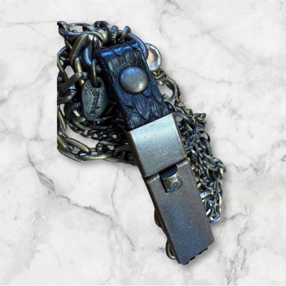 D*K様 gunda 多層チェーンレザーブレスレット