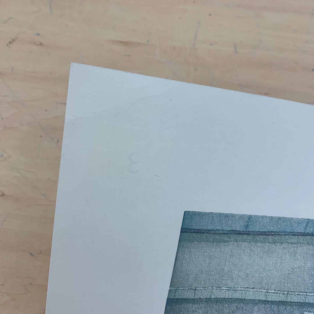 鈴木敦子「雨の朝」2006年　限定25 木版画