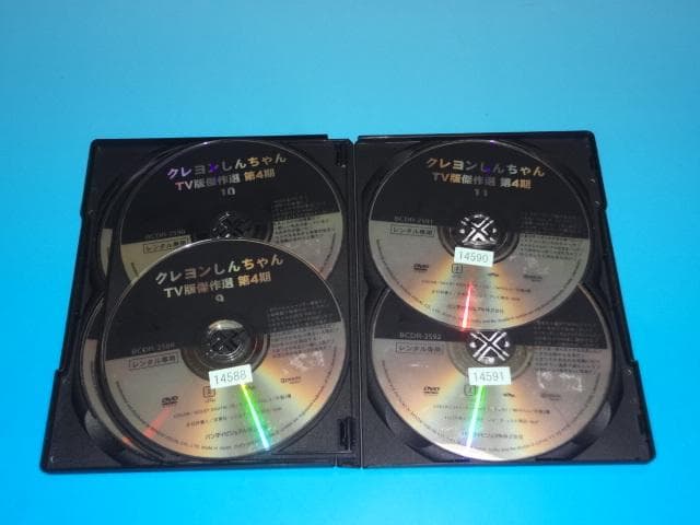 DVD クレヨンしんちゃん 第4シリーズ 24巻 全巻 レンタル ケース付き